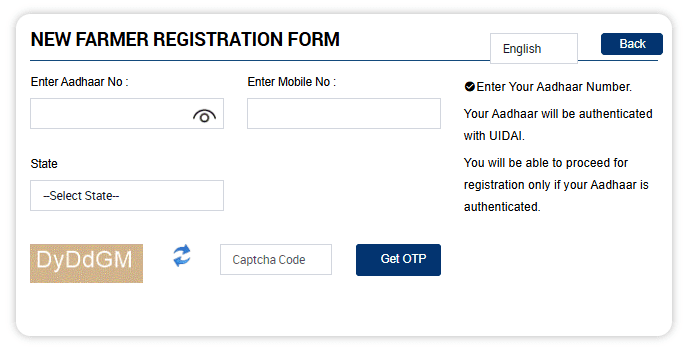 Pmkisan new farmer registrationapplyYojana-image